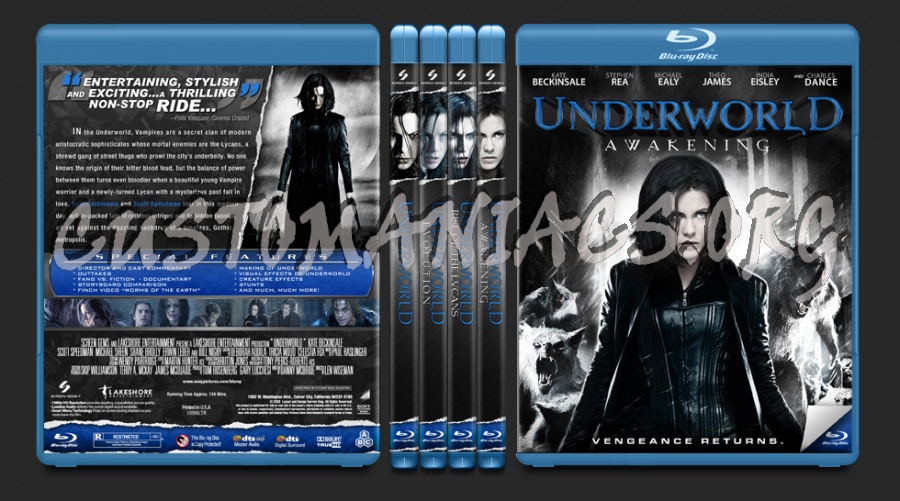 The Underworld Collection blu-ray cover