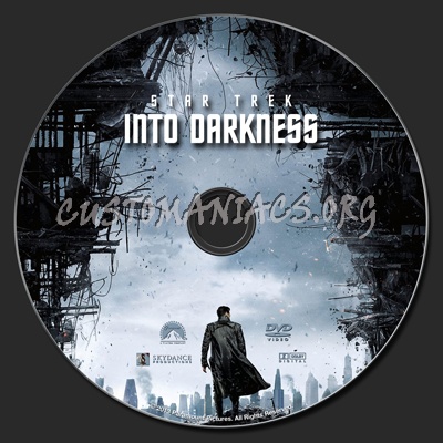 Star Trek Into Darkness dvd label