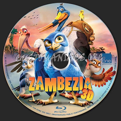 Zambezia (3D) blu-ray label