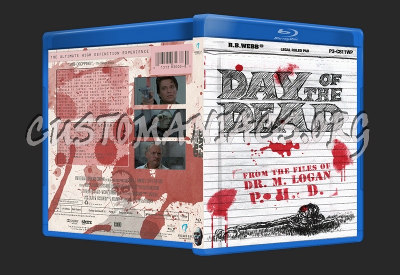 Day Of The Dead 1985 blu-ray cover