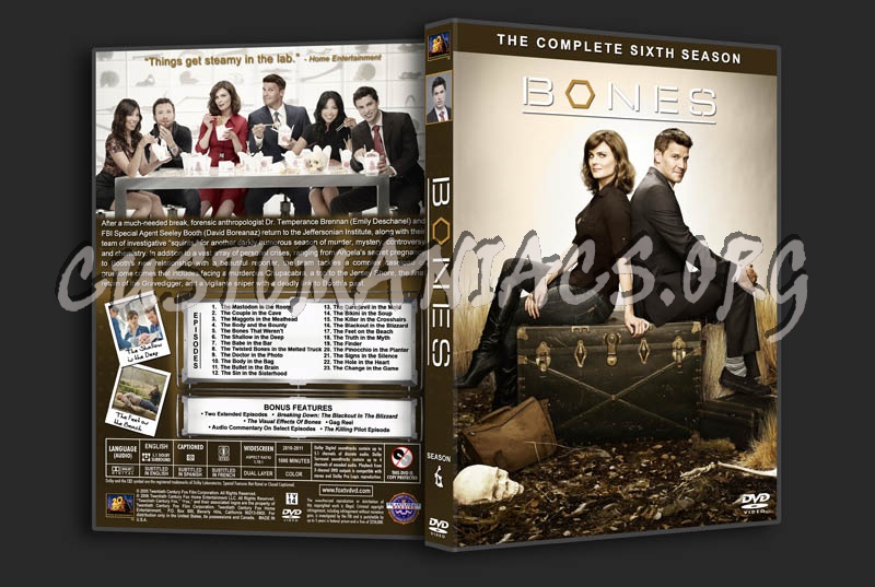 Bones: Seasons 1-7 (3240x2175) dvd cover