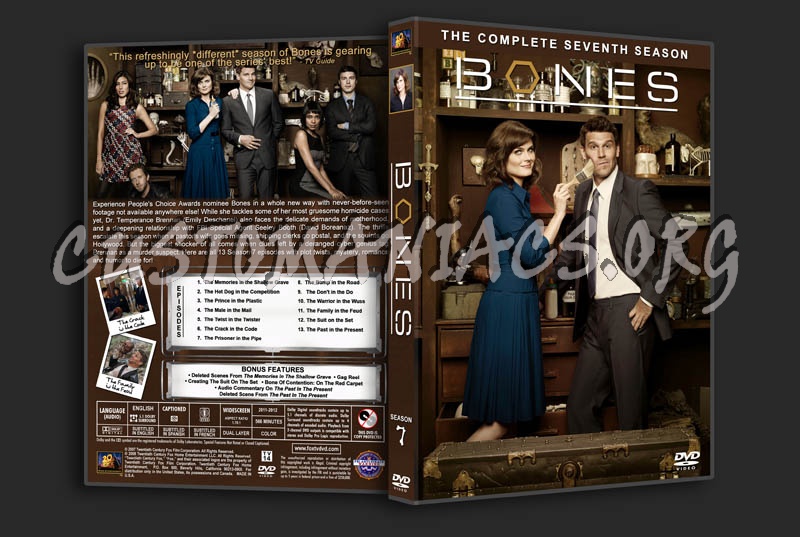 Bones: Seasons 1-7 (3240x2175) dvd cover