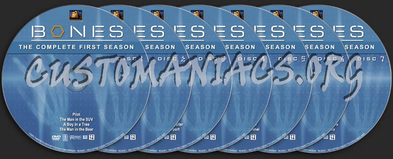 Bones: Season 1 dvd label