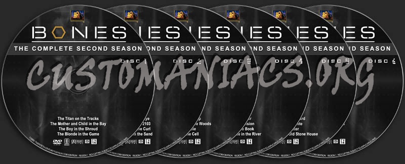 Bones: Season 2 dvd label