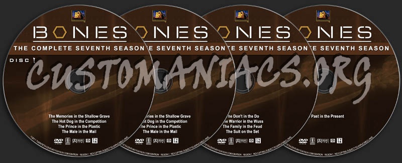 Bones: Season 7 dvd label