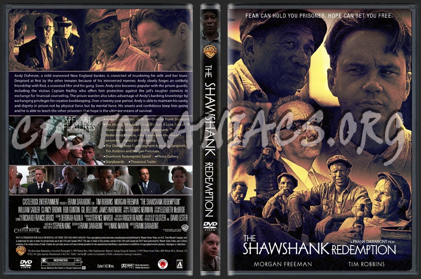 The Shawshank Redemption dvd cover