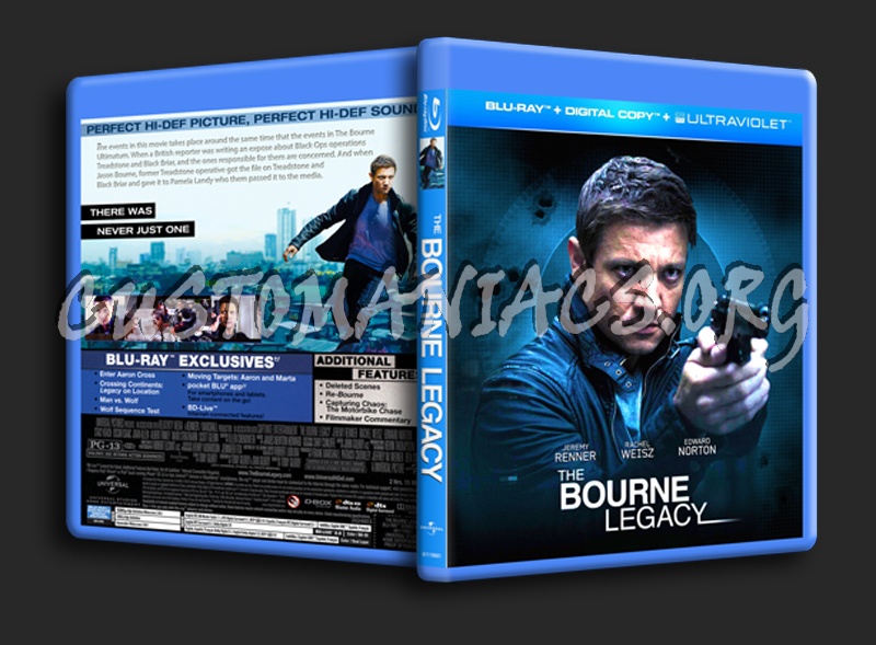 The Bourne Legacy blu-ray cover