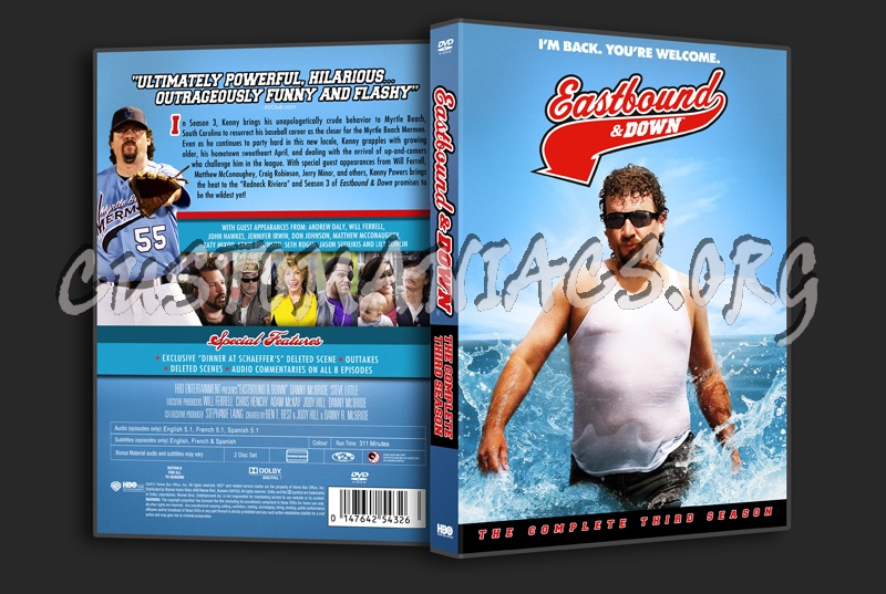 Eastbound & Down Season 3 dvd cover