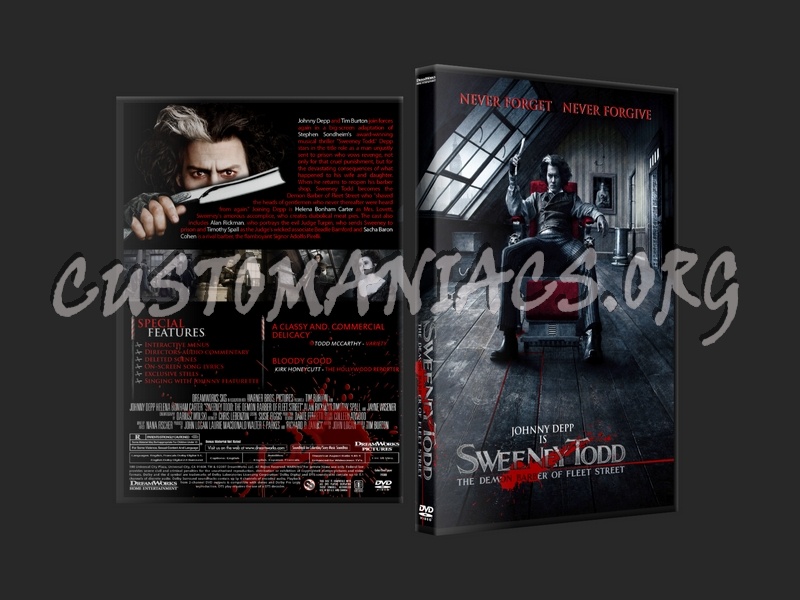 Sweeney Todd dvd cover