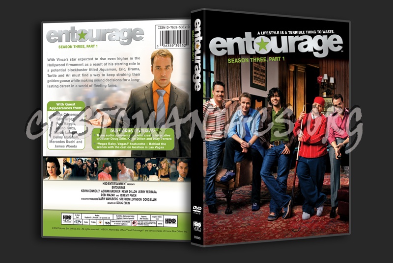 Entourage Season 3 Part 1 dvd cover