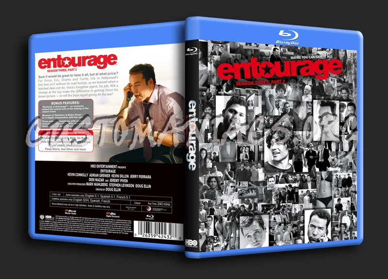 Entourage Season 3 Part 2 blu-ray cover