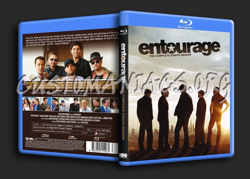 Entourage Season 8 blu-ray cover