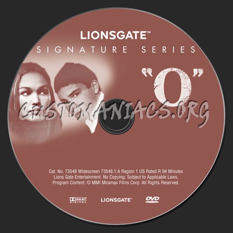 O dvd label