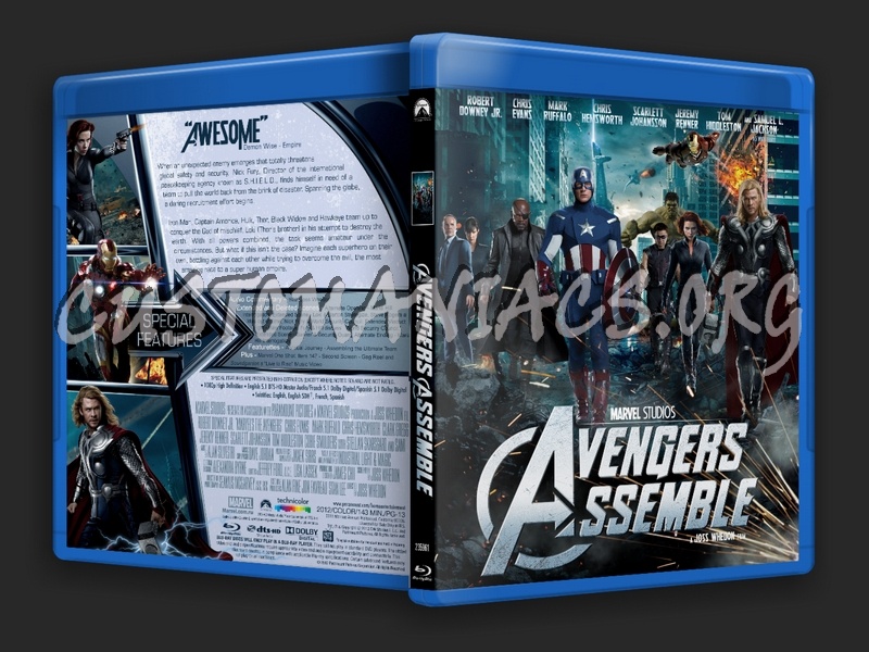 The Avengers blu-ray cover