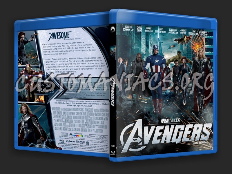 The Avengers blu-ray cover