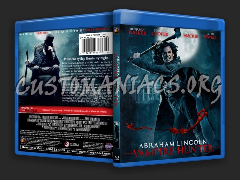 Abraham Lincoln Vampire Hunter blu-ray cover