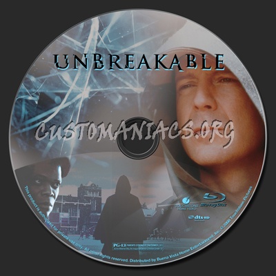 Unbreakable blu-ray label