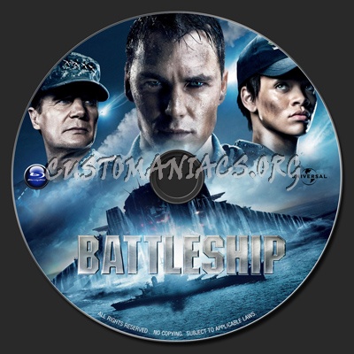 Battleship (2012) blu-ray label