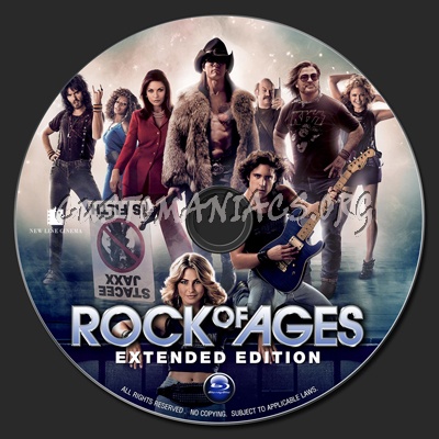 Rock Of Ages (2012) blu-ray label