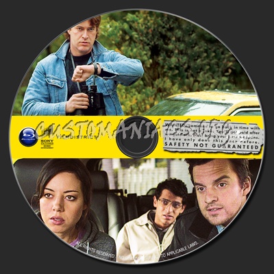 Safety Not Guaranteed (2012) blu-ray label