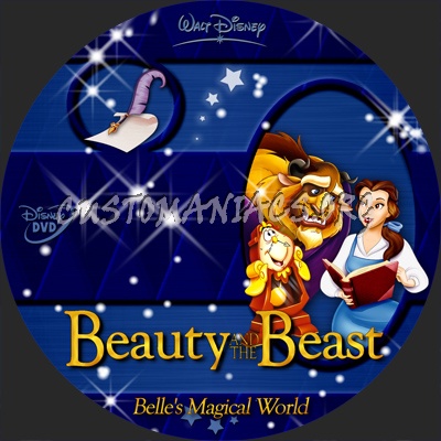 Beauty And The Beast Belle's Magical World dvd label