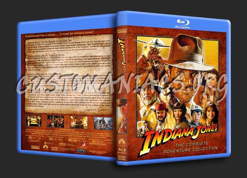 Indiana Jones Collection blu-ray cover