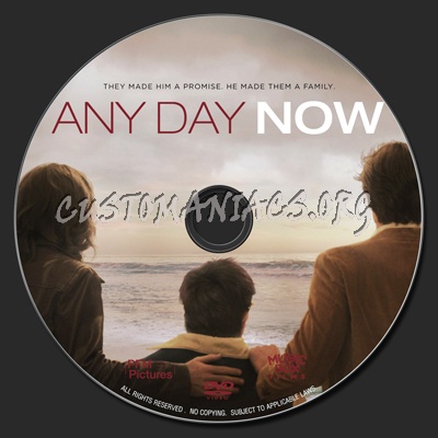 Any Day Now (2012) dvd label