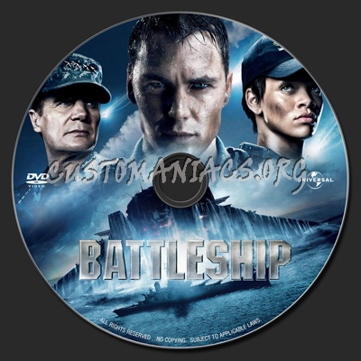 Battleship (2012) dvd label