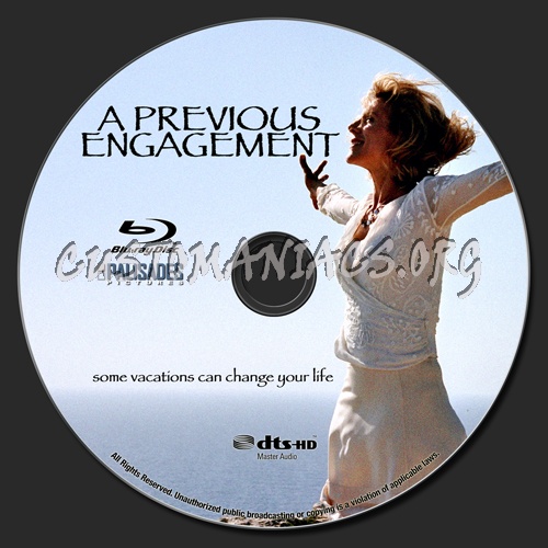 A Previous Engagement blu-ray label