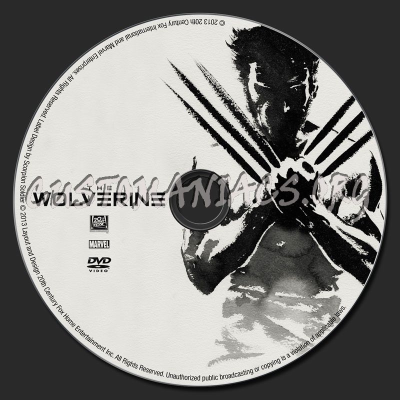 The Wolverine dvd label