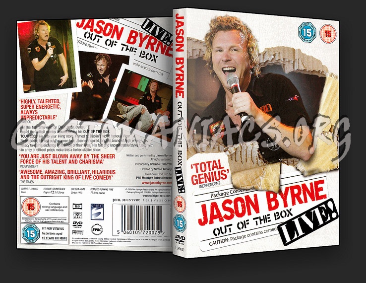 Jason Byrne Out of the Box Live! dvd cover