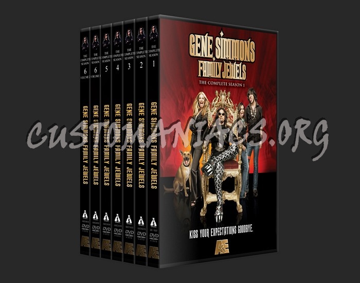 Gene Simmons Family Jewels - Complete Series dvd cover - DVD