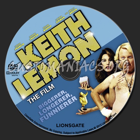 Keith Lemon The Film dvd label DVD Covers Labels by