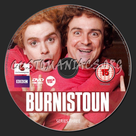 Burnistoun Series 3 dvd label