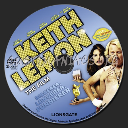 Keith Lemon: The Film dvd label