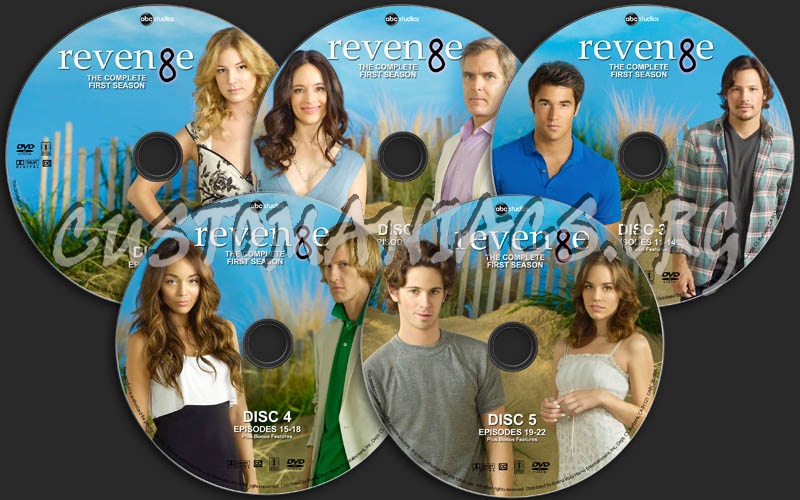 Revenge - Season 1 dvd label