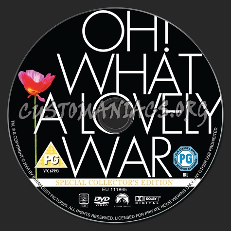 Oh! What A Lovely War dvd label