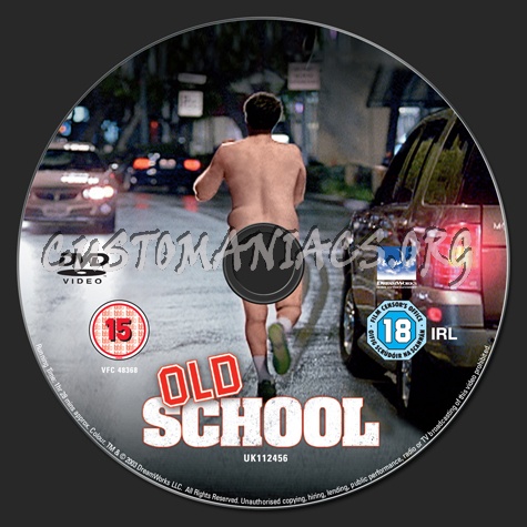 Old School dvd label