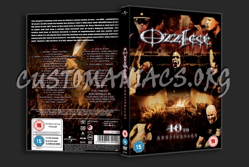 Ozzfest dvd cover