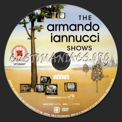 The Armando Iannucci Shows dvd label