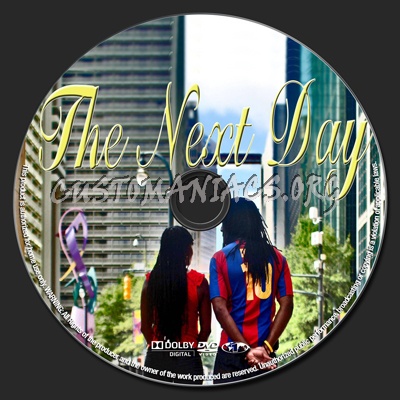 The Next Day dvd label