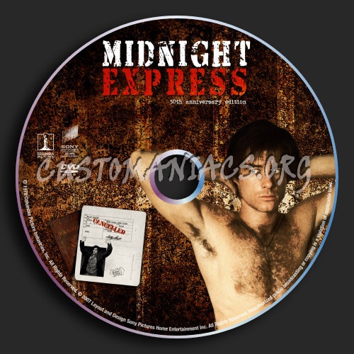 Midnight Express 30th Anniversary dvd label