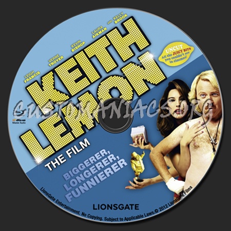 Keith Lemon: The Film blu-ray label