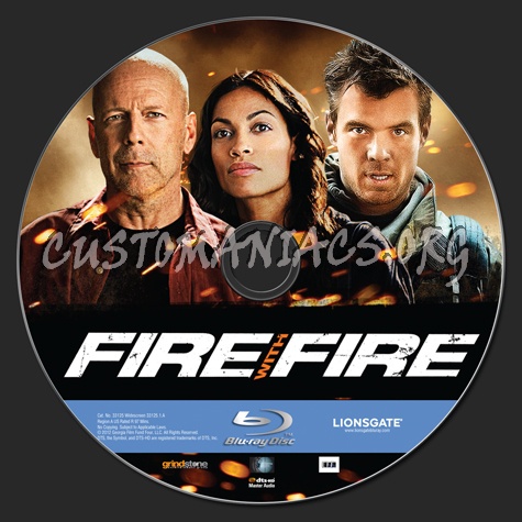 Fire With Fire blu-ray label