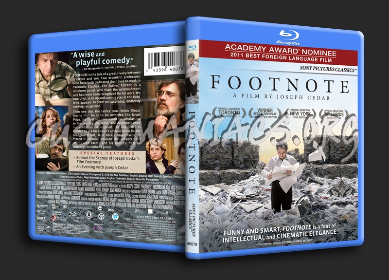 Footnote blu-ray cover