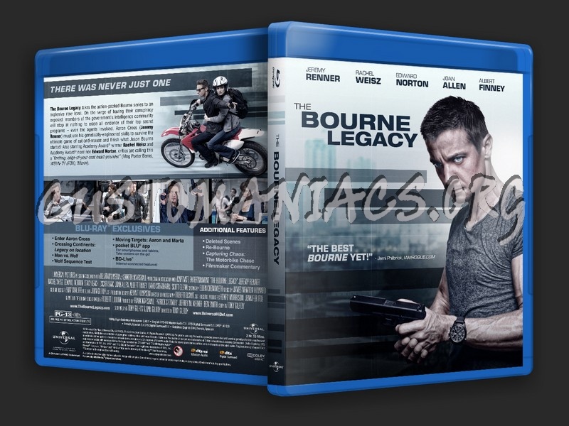 The Bourne Legacy blu-ray cover