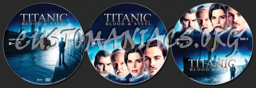 Titanic Blood & Steel dvd label