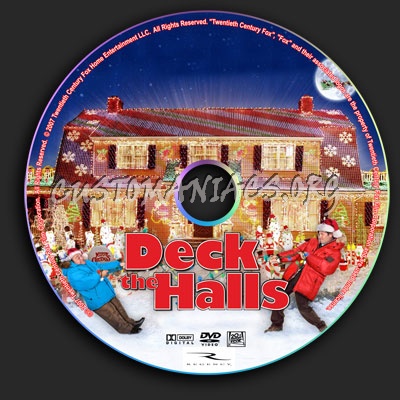 Deck The Halls dvd label