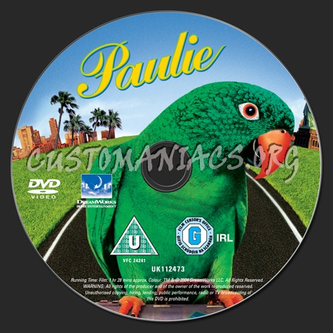 Paulie dvd label