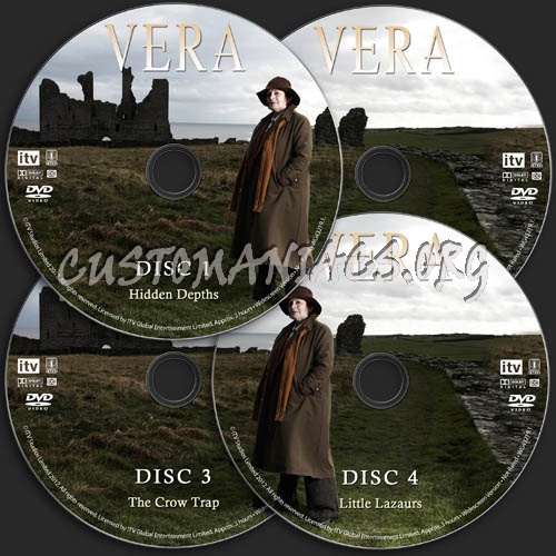 Vera - Series 1 dvd label